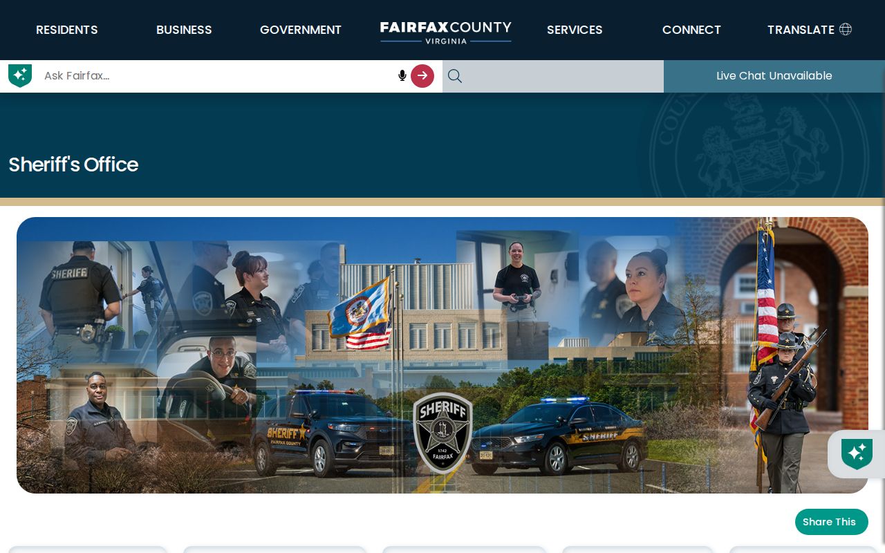 Oakton neighbors Fairfax County Sheriff information